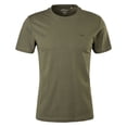 thumbnail image 1 of s.Oliver Camiseta para hombre: básica, cuello redondo, algodón, lisa Verde oscuro S (Small), 1 of 4