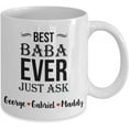 thumbnail image 2 of Best Baba Ever Just Ask Mug Baba Coffee Mug Gift for Baba Announcement from Grandchild Tea Cup, 2 of 2