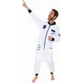 thumbnail image 2 of FUNZIEZ! - Astronaut Adult Unisex Novelty Union Suit Costume for Halloween - Small, 2 of 2
