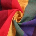 thumbnail image 6 of Zimtown Hanging Cotton Canvas Hammock Chair Porch Swing (Rainbow), 6 of 10