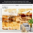 thumbnail image 4 of Tiptophomedecor Abstract Wallpaper Wall Mural - Desert Storm, 4 of 7