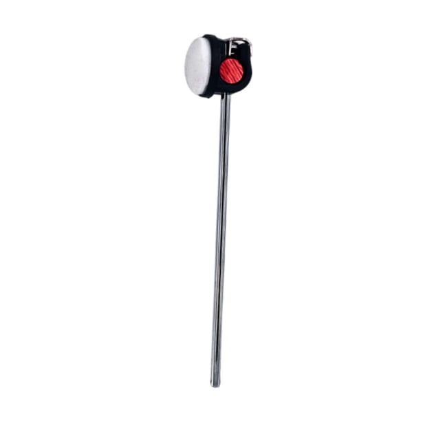 Batidor de bombo batidor de pedal de patio de patadas, palitos de percusión de bajo profesional, 7.87 pulgadas para el escenario, espectáculo de rojo