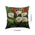 thumbnail image 3 of Horivan Floral Pillow Cover Soft Velvet Decorative Cushion Case for Sofa Living Room Bedroom Decor Home Accents Throw Pillow, 3 of 6