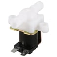 thumbnail image 5 of 2X Válvula Solenoide Eléctrica de 3/8 Pulgadas 12VDC Manguera Eléctrica Cuerpo de Plástico 12 Voltios CC para Grifos Automáticos Fuentes de Agua, Sin Presión, Blanco Y Negro, 5 of 5