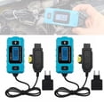 thumbnail image 1 of Automotive Circuit Fault Probe Tester,Portable High-Precision Current Tester, 20A 48V Car Relay Fuse Blade Checker, Built-in Front Light with Blue Backlit LCD Screen, 1 of 10