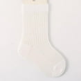 thumbnail image 5 of CYRBOKO Girls'Socks, Stretch Breathable Cotton 5 Pairs Athletic Socks White Size 9-12 T, 5 of 9