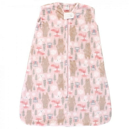 UPC: 0660168563290 | Hudson Baby Infant Girl Plush Sleeping Bag  Sack  Blanket  Girl Forest  0-6 Months