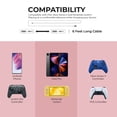 thumbnail image 7 of Liquipel Powertek Velvet USB C to USB C Fast Charger Cable, 6ft for Galaxy, Note, Tab, MacBook - Pink, 7 of 7
