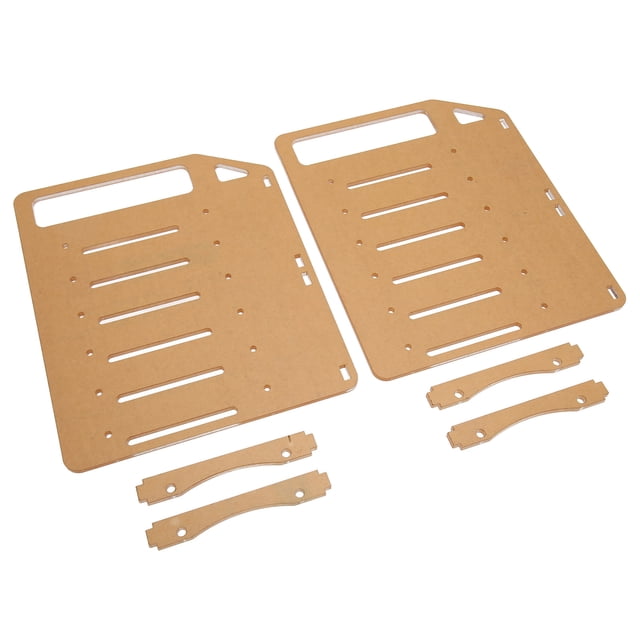 3.5in Hard Drive Bracket DIY Acrylic Hard Disk Rack with Multi Layer Support Accurate Mounting Holes for 3.5inch HDD 8cm Fans Installation