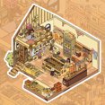 thumbnail image 3 of Qixiangjia Series Scenic Stickers, Simulated Shop Opening Cabin Pixel Game Stickers, Scenic Net Series, 3 of 4