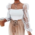 thumbnail image 3 of Diconna Haut de Mode pour Femme Coupe Ajustée Manches Longues à Pois en Maille Court, 3 of 4