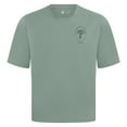 thumbnail image 2 of Men's Levelwear Green Philadelphia Phillies Signet Oversized Luxe Signature Knit T-Shirt, 2 of 3