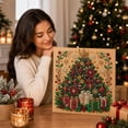 thumbnail image 6 of 2026 Christmas Home Party Decor Christmas Pearl Diamond Art Kit Beginner Friendly Beaded Art Crafts Set Creatives Handmade Wall Decoration Supplies For Adult DIY Holiday Indoor Home Ornament, 6 of 7