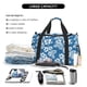 thumbnail image 5 of Fotbe Leaves And Flowers Bolsa de Viaje con Estampado, Bolsa de Fin de Semana para Mujer con Compartimento para Zapatos, Bolsa de Gimnasio con Bolsillo Húmedo, 5 of 7