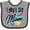 Heather and Black, variant on Inktastic I Love My Mom 80s Retro Style Boys or Girls Baby Bib