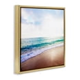 thumbnail image 4 of Stupell Industries Sun Shining over Beach Nautical & Beach Photography Gold Floater Framed Canvas Art Print Wall Art, 18 x 18, 4 of 10