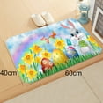 thumbnail image 5 of Zhaomeidaxi Welcome Doormat Easter Eggs Door Mats Spring Floor Mat Indoor Outdoor Entrance Bathroom Welcome Doormat, 5 of 7