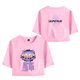 thumbnail image 1 of Pop cazadora para niña Demon Hunters Graphic Round-Neck Short Sleeve T Shirt For Kids Youth Fashion Tee With Cartoon Print Design Soft Blend Top For Children （Light Blue）, 1 of 3