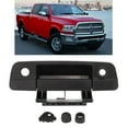 thumbnail image 2 of Powkky Black Tailgate Handle with Camera Hole ABS Steel 68197873AA Replacement for Ram 1500 2500, 2 of 10