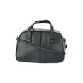 thumbnail image 4 of Time and Tru Women's Faux Leather Mini Satchel Bag with Crossbody Strap, Black, 4 of 4