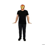 Morris Costumes JWC1171 Marvel Iron Man Plastic Half Mask for Adults