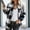 Black, variant on Jacenvly Jackets for Women Casual 2024 Plaid Shacket Jacket Soft Comfort Long Sleeve Cardigan Lapels Pocket Button up Outerwear Loose Casual Thigh Length Blouse