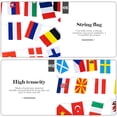 thumbnail image 2 of Banderas de 32 países para decoración de fiestas, banderines decorativos para colgar en la pared., 2 of 7