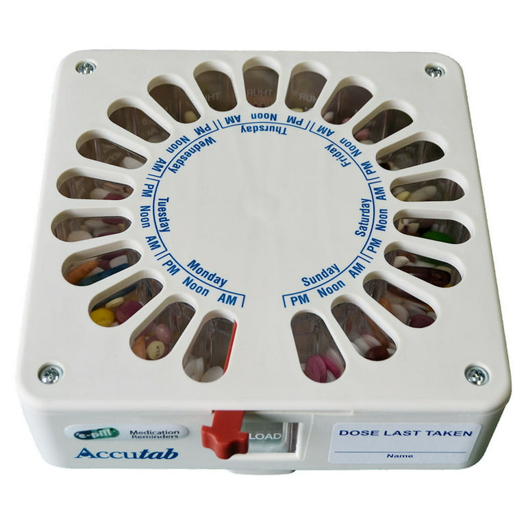 Pill Dispenser - Accutab - Weekly - Up to 3 Times Per Day - Large