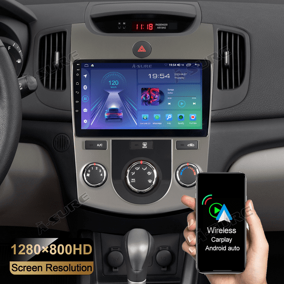 9" Android 13 GPS Nav 2 32GB Car Stereo Radio for Kia Forte Cerato 2010-2013 Wireless CarPlay Bluetooth WiFi DSP USB SWC