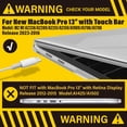 thumbnail image 3 of Funda IBENZER compatible con MacBook Pro 13 M2/M1 2024-2016, 3 of 9