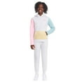 thumbnail image 4 of Puma Youth Girls' Fleece Hoodie (White Multi, Medium 10-12), 4 of 4