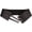 Black, variant on Women Retro Double Buckle Faux Leather Stretch Belt Dress Coat Waistband