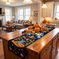 thumbnail image 4 of OutmaxHome Vintage Halloween Theme Table Runner, 14x48 Inch Fall Quilted Table Runner, Halloween Farmhouse Tabletop Diningroom Decor, 4 of 6