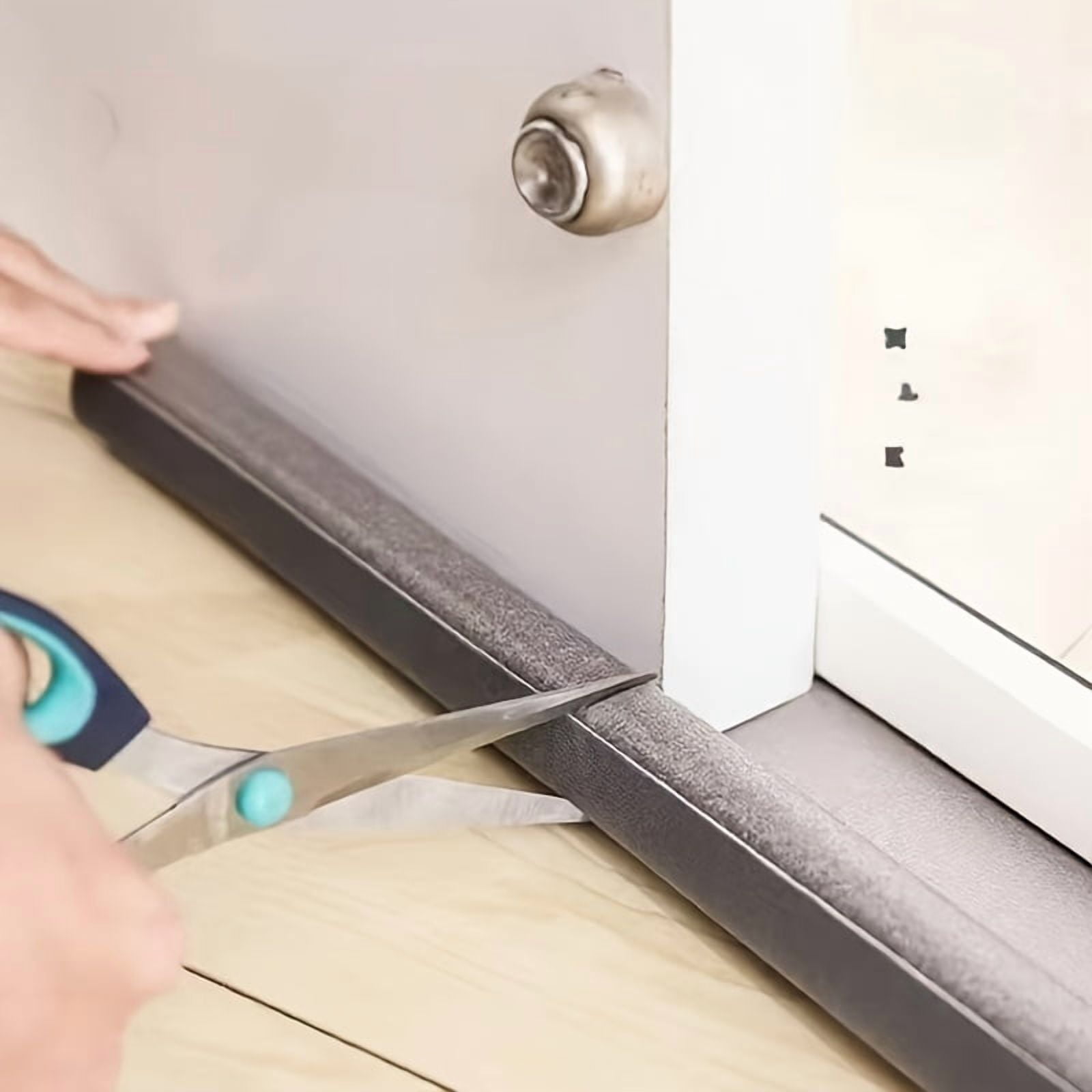 Adjustable Door Draft Stopper Seal Strip Bottom Weather Stripping for Door and Windows Windproof Soundproof Dustproof Waterproof