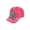 Red, variant on Jeweled Baseball Cap - Pink