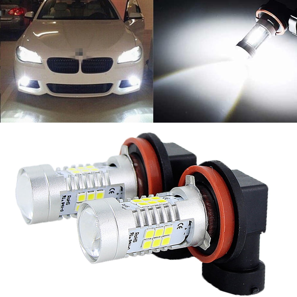 GTP Pair H8/H11/H16 CREE COB LED 6000K Ultra White Super Bright Fog
