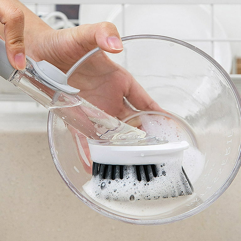 Eastshop Dish Brush Long Handle Comfortable Grip Modern Remove