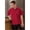 Red, variant on 0920-2003 Utility Shirt 5 Button 65-35 Royal Md