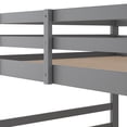 thumbnail image 3 of Full Over Full Bunk Bed with Ladder, Gray, 3 of 7
