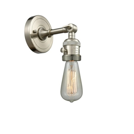 

Innovations Lighting 203Swnh Bare Bulb Bare Bulb 1 Light 6 Tall Wall Sconce - Nickel