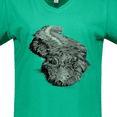 thumbnail image 4 of Inktastic Lurking gator Women's V-Neck T-Shirt, 4 of 5