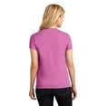 thumbnail image 4 of Gildan Heavy Cotton Women’s Crew Neck T-Shirt, Semi Fitted, Short Sleeve Feminine Tee, Azalea, M, 4 of 5