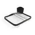thumbnail image 3 of Umbra Sinkin Dish Rack,Smoke/Nickel, 3 of 9