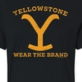 thumbnail image 3 of Yellowstone  - Wear The Brand Y  - Juniors Cropped Cotton Blend T-Shirt, 3 of 6