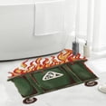 thumbnail image 5 of asddcavvf Interesting Irregular Carpet Interesting Garbage Firefighting Irregular Carpet Carpet Indoor and Outdoor Carpet（The Longest Throw Rugs for Living Room 8x10 Throw Blanket Style Area Rug under, 5 of 5