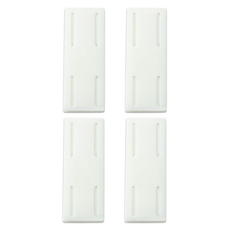 

Aousin 4pcs Power Outlet Fixer Punch Free Wall-mounted Power Socket Racks Home Supplies (White)