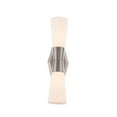 thumbnail image 3 of WAC Lighting Locke 1-Light LED 3000K Modern Aluminum Wall Sconce in Nickel, 3 of 7