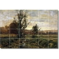 thumbnail image 1 of Ceramic Tile Mural-Theodore Steele Landscapes Painting 408. 48" w x 32" h using (24) 8 x 8 ceramic tiles, 1 of 3