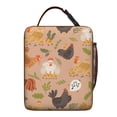 thumbnail image 6 of Rooster Insulated Lunch Box Student Reusable Lunch Bag with Water Bottle Holder Cooler Tote Bag School Beach, 6 of 6