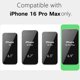 thumbnail image 2 of Loeoel Funda Para Iphone 16 Pro Max Silicona Minimalista Ultra Delgada Gel De Goma Suave Color Sólido Mate Tpu Linda Funda Para Mujeres Hombres Diseño Estético Liso Femenino Y Cubierta De Cámara Negro, 2 of 5